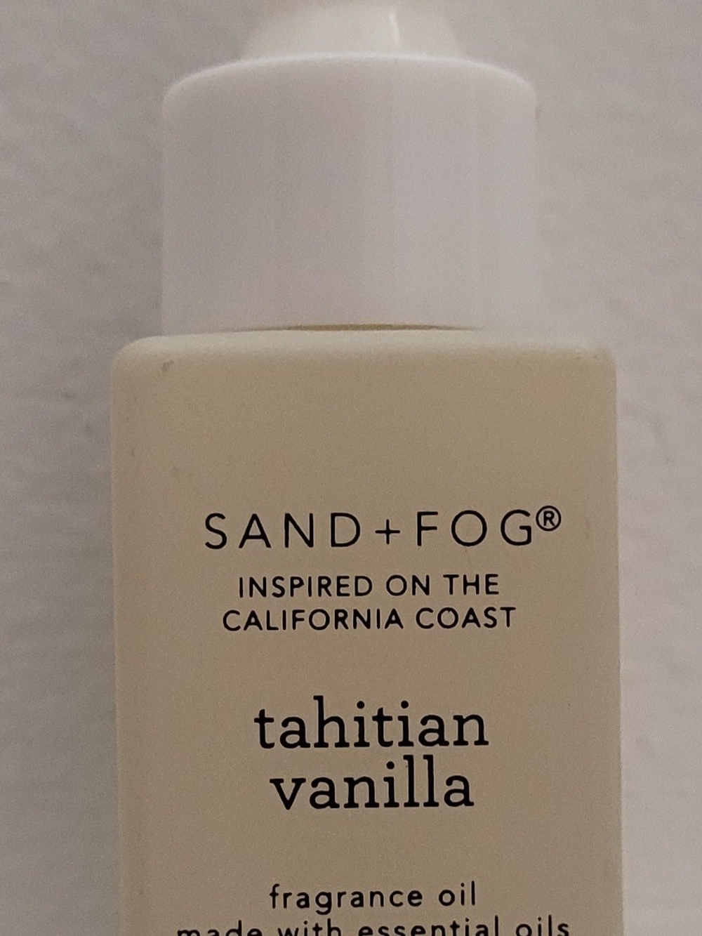 Sand + Fog Tahitian Vanilla Fragrance Oil Dropper 0.33 fl oz / 10ml NEW